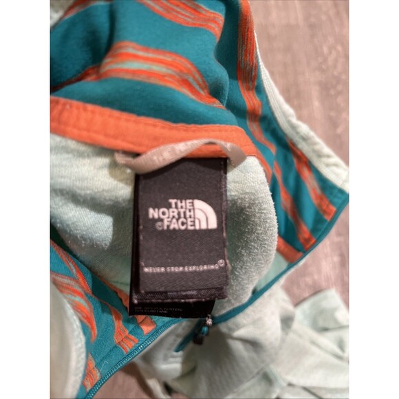 THE NORTH FACE Women's Jacket Pullover 1/4 Zip Sweatshirt Lime Green Size Medium - Picture 9 of 10